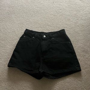 Levi’s Orange Tag Black High Waisted Shorts Juniors Size 9